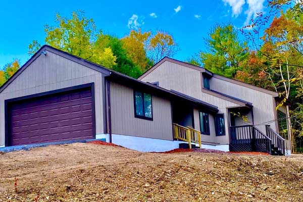 R.F. Ohl technician installing a well pump system for a residential property in Northeastern Pennsylvania